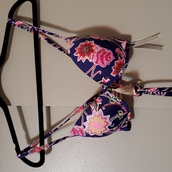Shade & Shore Indigo Light Life Halter Size 38B NWT - Picture 1 of 6